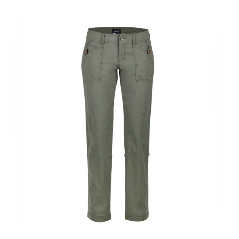 Marmot Ginny Cotton Convertible Lightweight Straigt Leg Pants Size 6 Outdoor - Picture 2 of 16